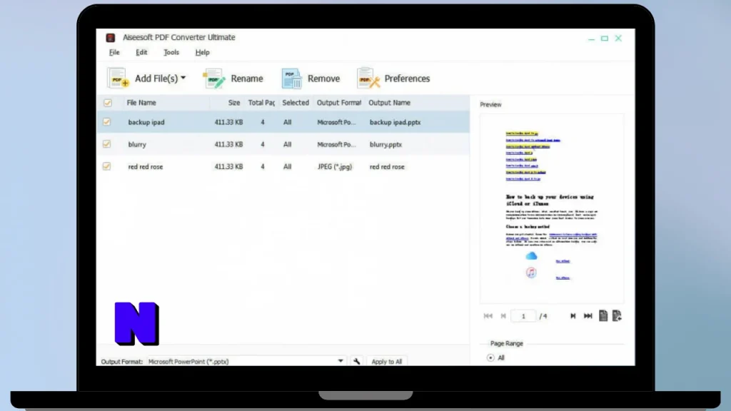 Aiseesoft PDF Converter Ultimate Download Full Terbaru Version Poratble And Multilingual