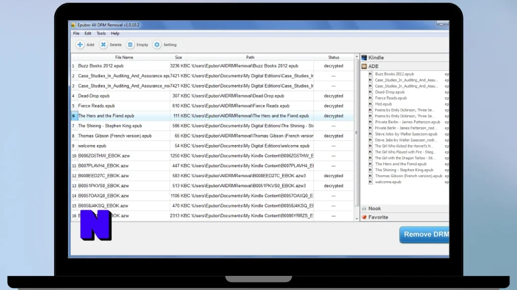 Epubor All DRM Removal Download Full Terbaru Version Poratble And Multilingual