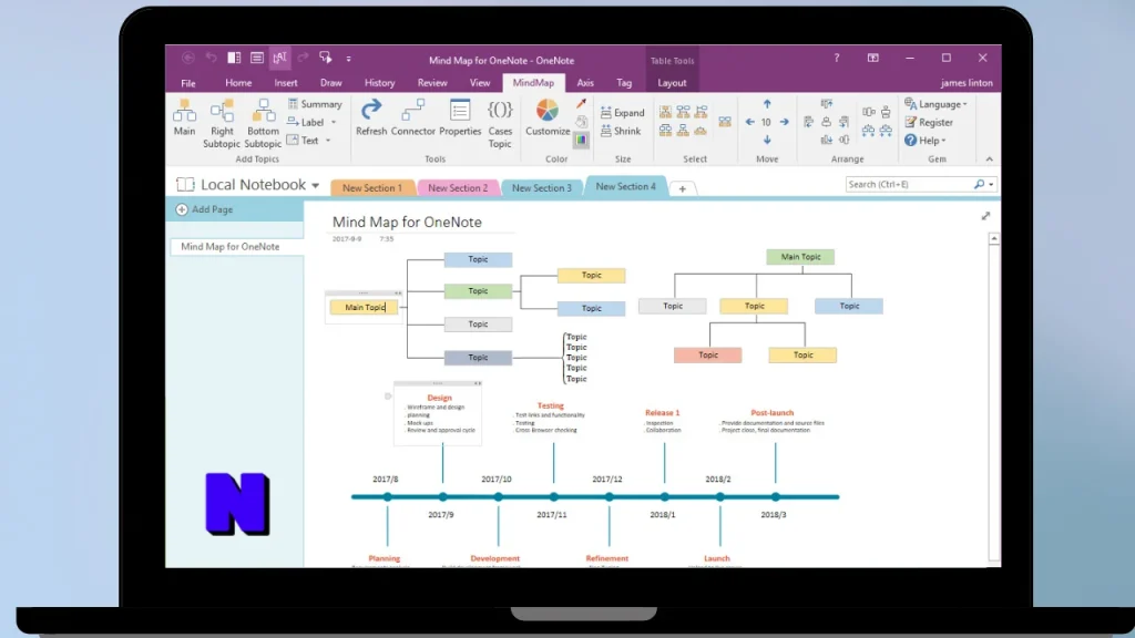 OneNoteGem Mind Map for OneNote Download Full Terbaru Version Poratble And Multilingual
