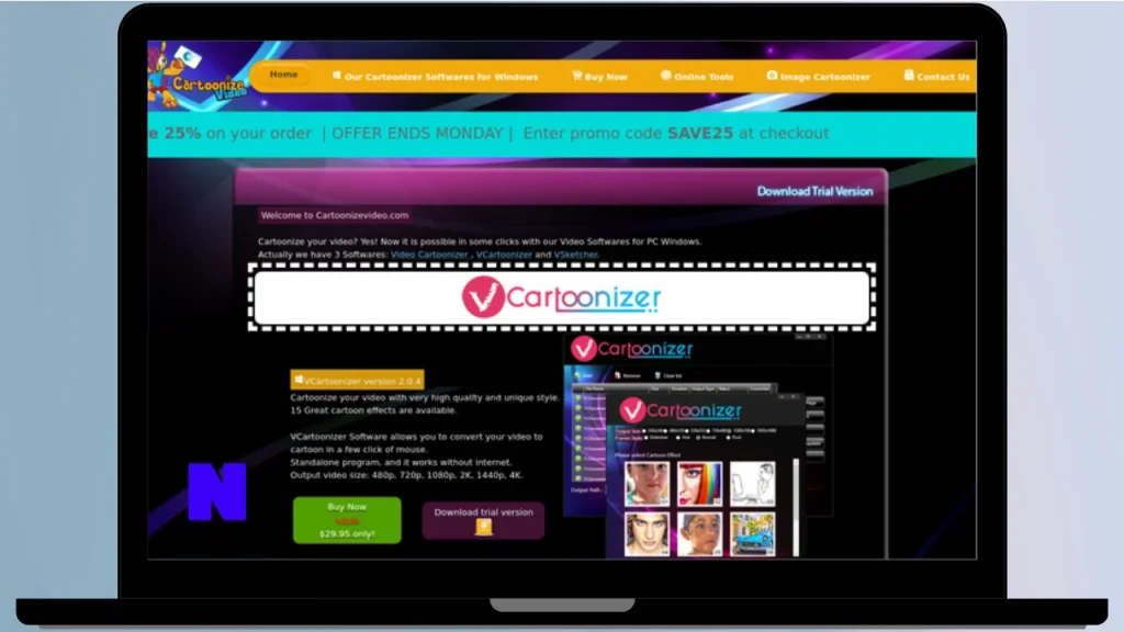 VCartoonizer Gratis Download Full Terbaru Version