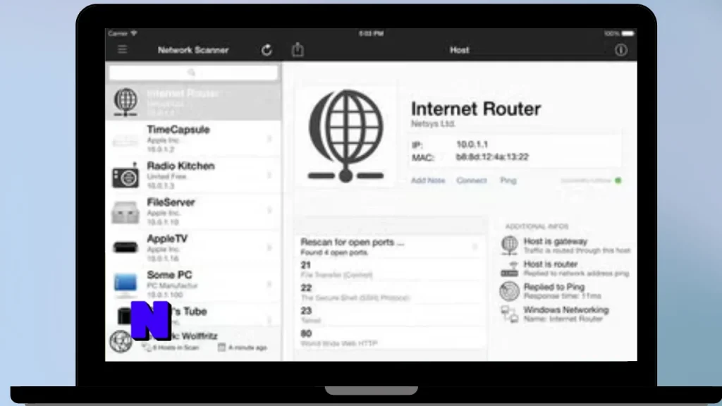 iNet Network Scanner Download Full Terbaru Version Poratble And Multilingual