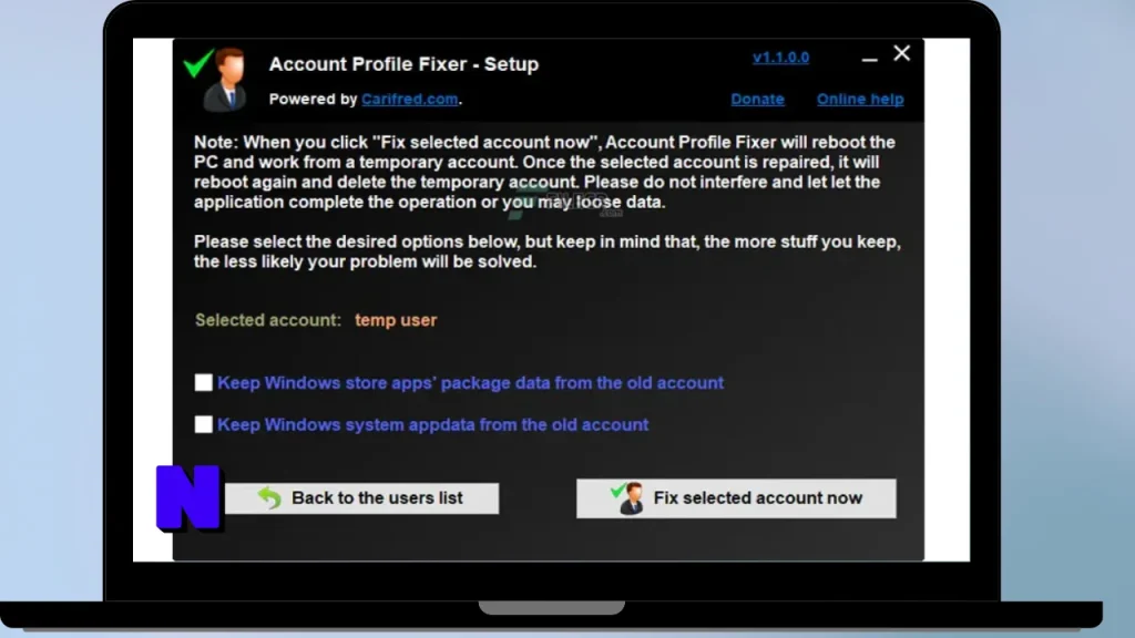 Account Profile Fixer Download Full Terbaru Version Poratble And Multilingual