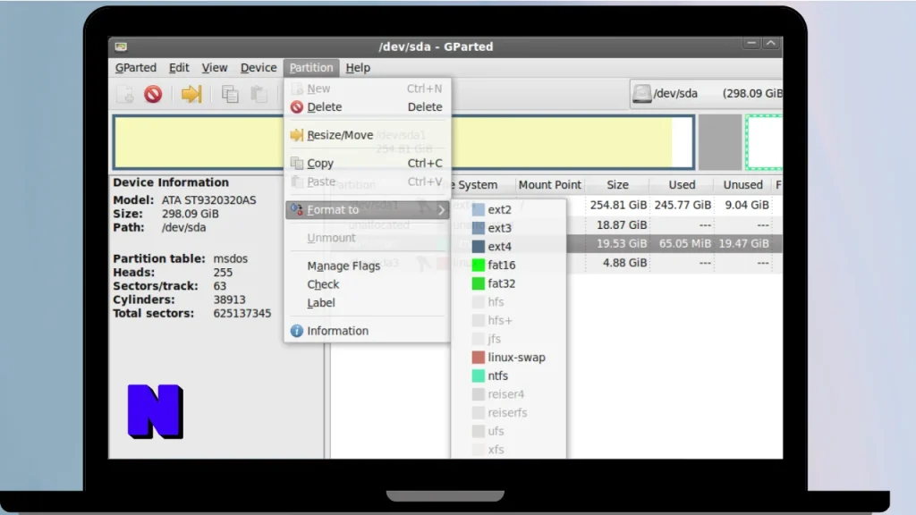 GParted (GNOME Partition Editor) Live Download Full Terbaru Version