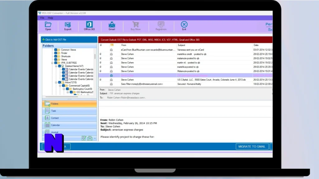 PDS OST to PST Converter Download Full Terbaru Version