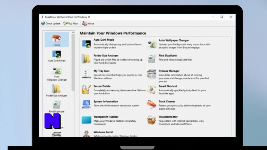 TweakNow WinSecret Plus Download Full Terbaru Version Poratble And Multilingual