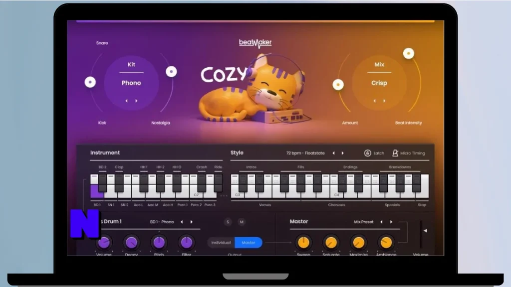 uJAM Beatmaker COZY Download Full Terbaru Version