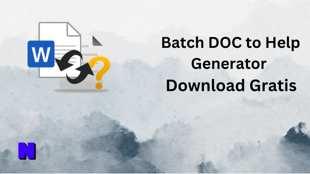 Batch DOC to Help Generator Gratis Download