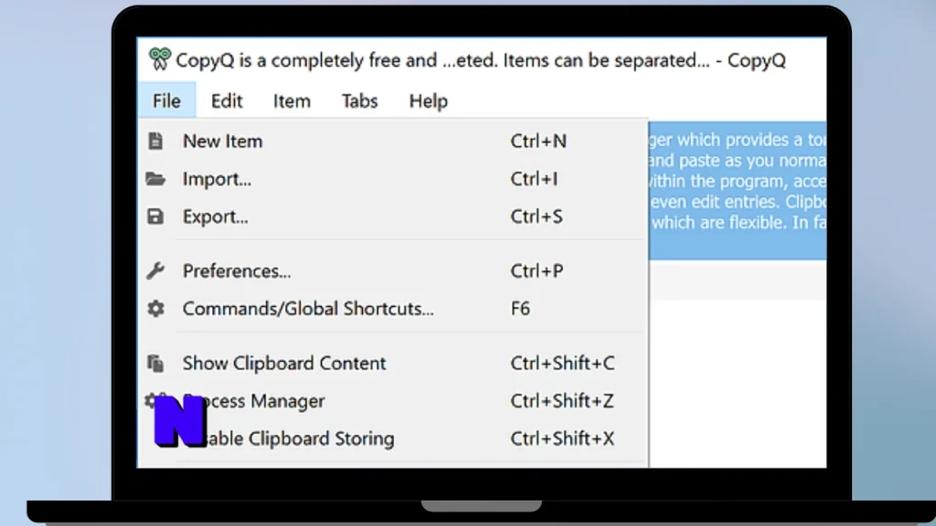 CopyQ Gratis Download Full Terbaru Version Poratble And Multilingual