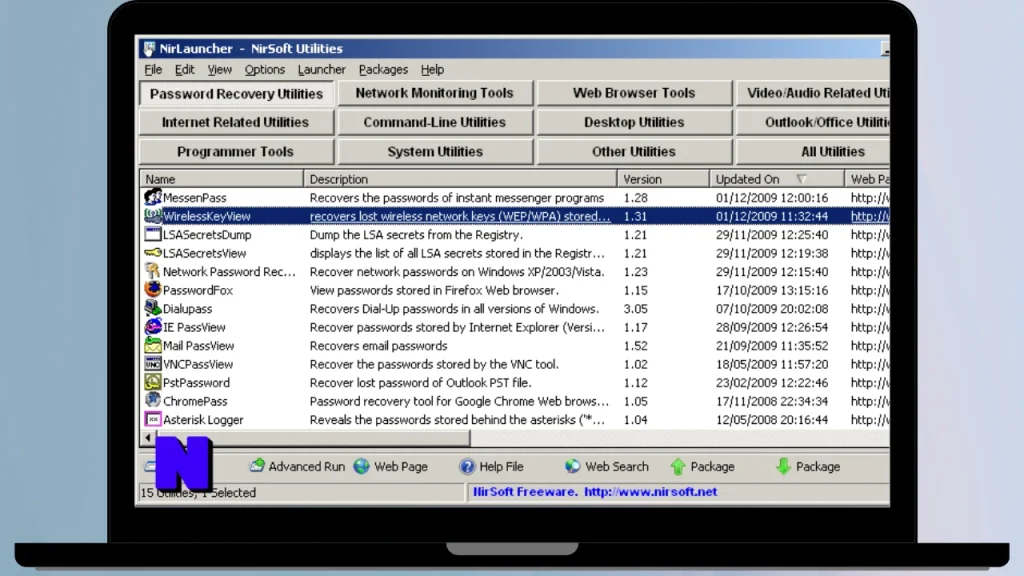 NirLauncher Package Gratis Download Full Terbaru Version