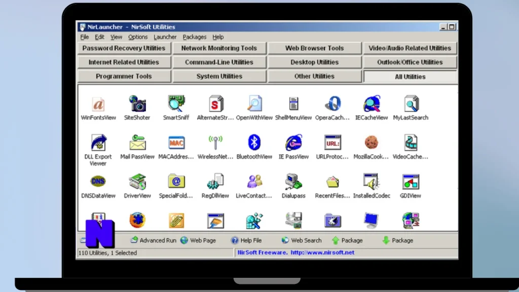 NirLauncher Package Gratis Download Full Terbaru Version Poratble And Multilingual