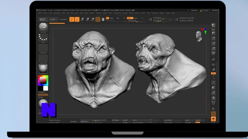 Pixologic Zbrush Giant Download Full Terbaru Version Poratble And Multilingual