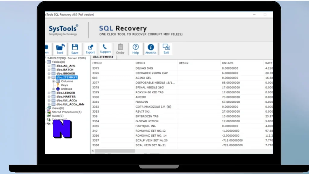 SysTools SQL Server Recovery Manager Download Full Terbaru Version Poratble And Multilingual