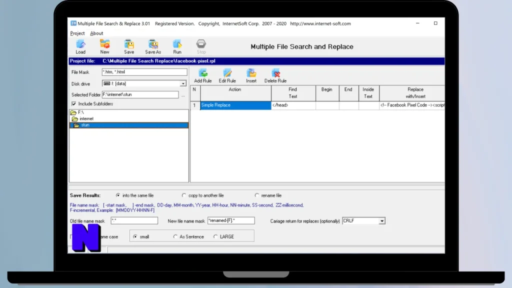VovSoft Find And Replace Multiple Files Gratis Download Full Terbaru Version