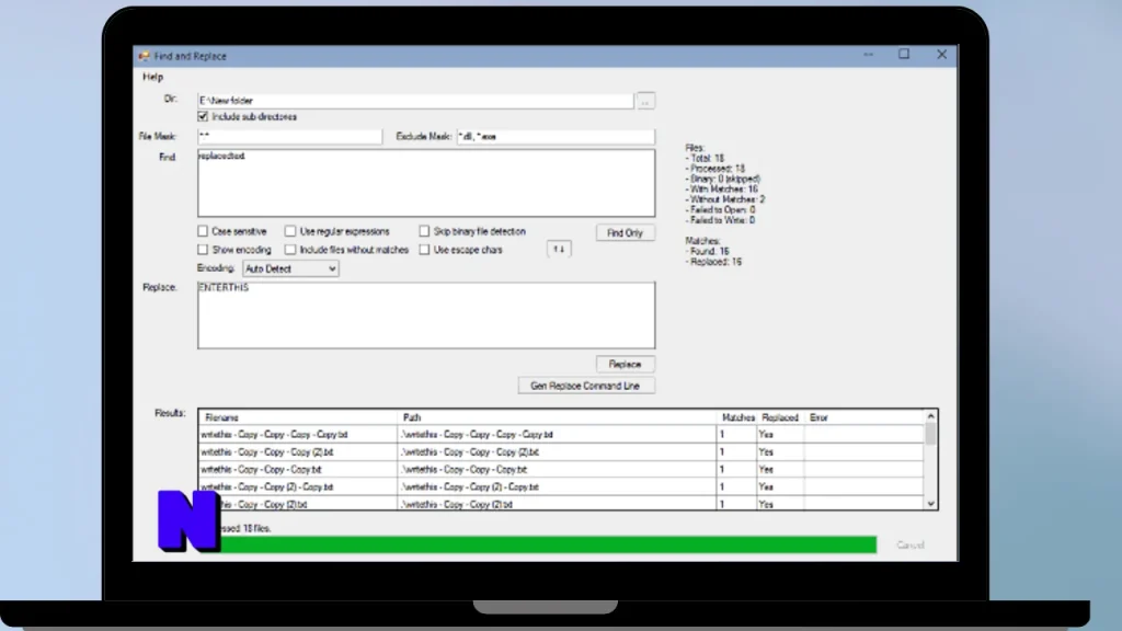 VovSoft Find And Replace Multiple Files Gratis Download Full Terbaru Version Poratble And Multilingual