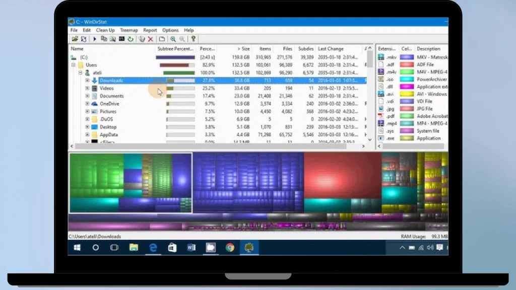 WinDirStat Gratis Download Full Terbaru Version Poratble And Multilingual