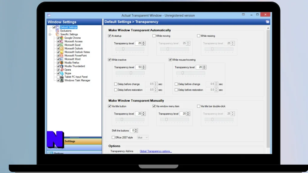 Actual Transparent Window Gratis Download Full Terbaru Version