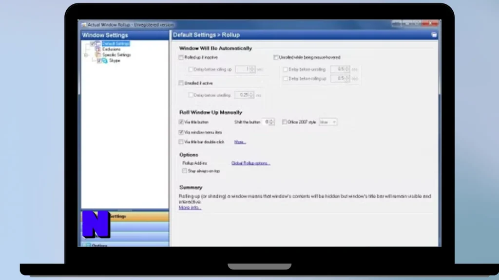 Actual Window Rollup Gratis Download Full Terbaru Version Poratble And Multilingual