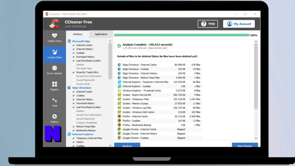 CCleaner Slim Gratis Download Full Terbaru Version