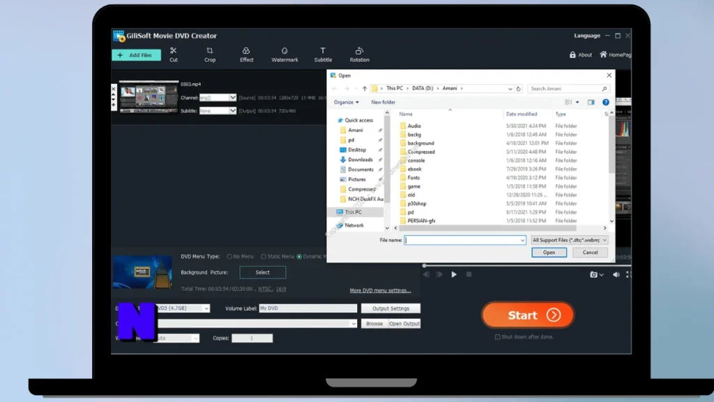GiliSoft Movie DVD Converter Gratis Download Full Terbaru Version Poratble And Multilingual
