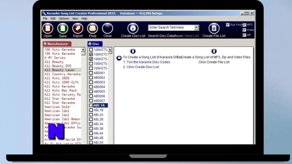 Karaosoft Song List Generator Gratis Download Full Terbaru Version Poratble And Multilingual