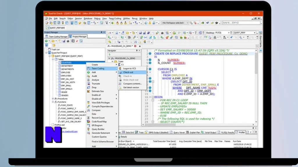 SQL Navigator for Oracle XPert Edition Gratis Download Full Terbaru Version