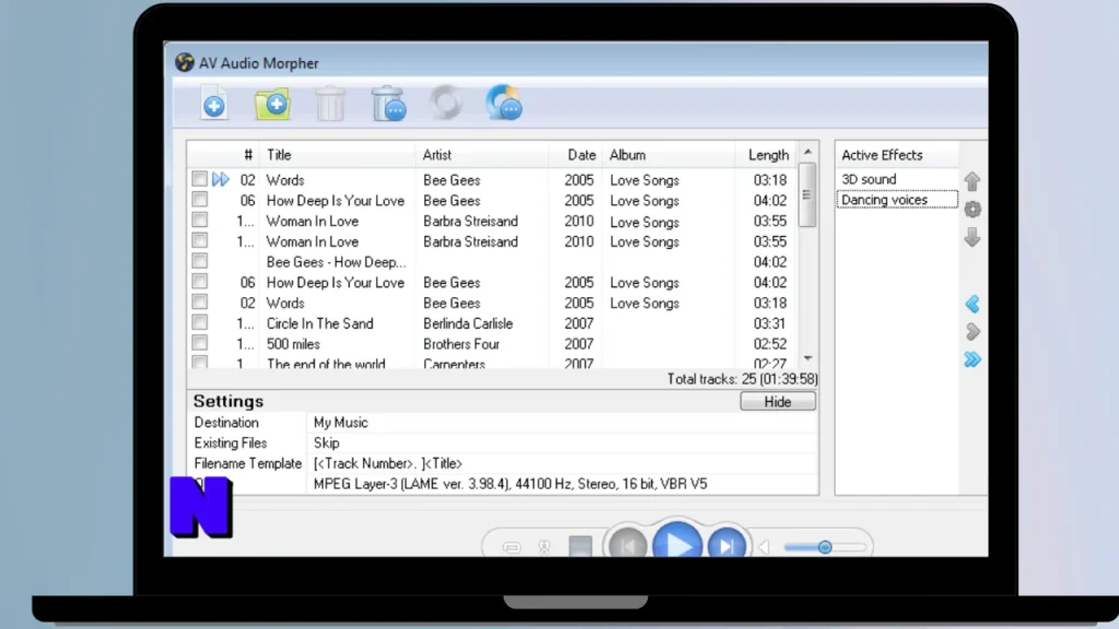 VovSoft Music Player Gratis Download Full Terbaru Version