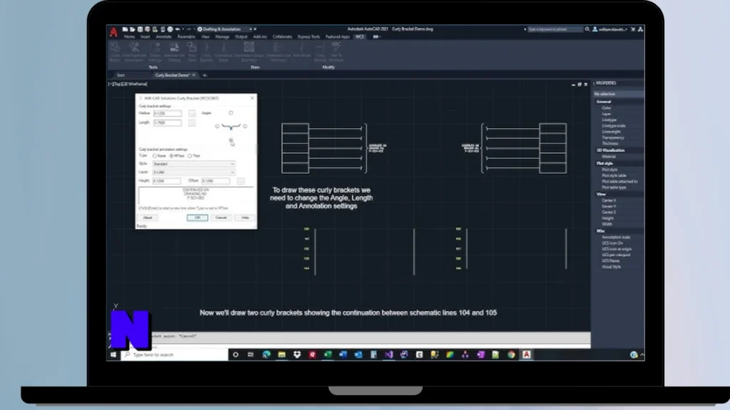 WJK CAD Solutions Curly Bracket Gratis Download Full Terbaru Version