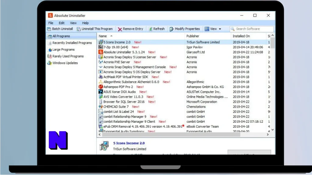 Glary Absolute Uninstaller Download Full Terbaru Version