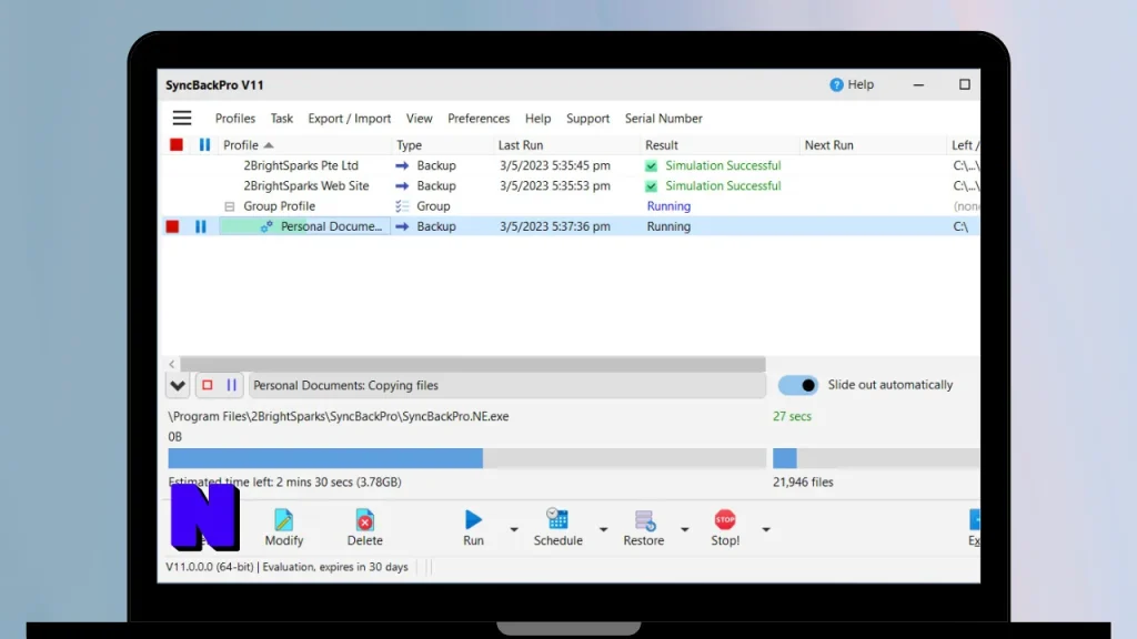 2BrightSparks SyncBackPro Download Full Terbaru Version