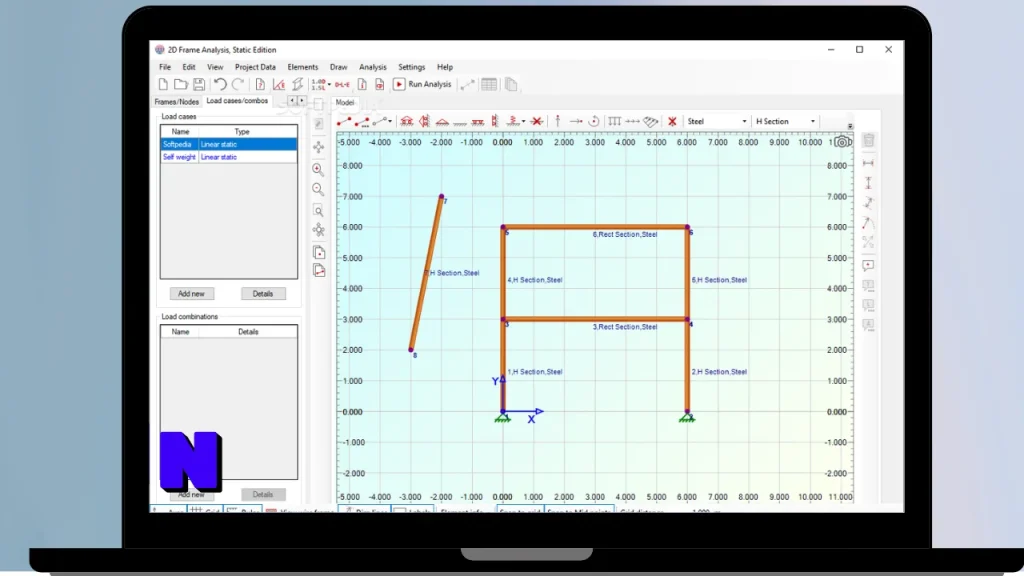 2D Frame Analysis Static Edition Download Gratis