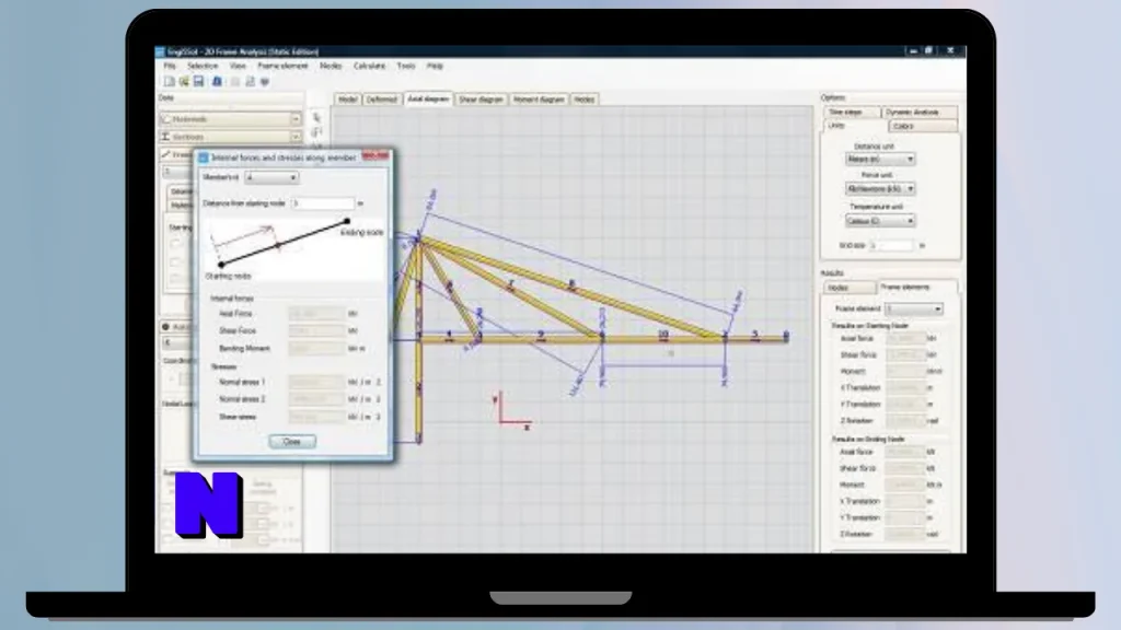2D Frame Analysis Static Edition