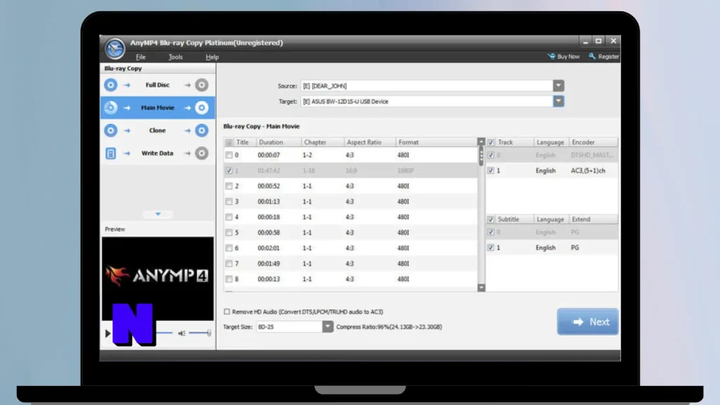AnyMP4 Blu-ray Copy Platinum Download Full Terbaru Version