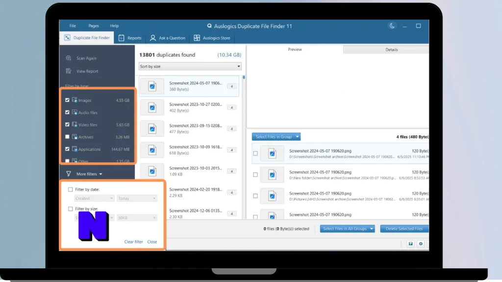 Auslogics Duplicate File Finder Professional Download Full Terbaru Version