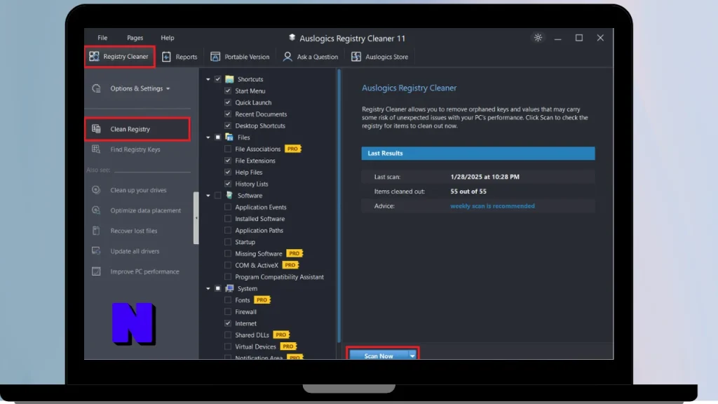 Auslogics Registry Cleaner Professional Download Full Terbaru Version
