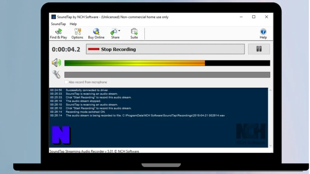 NCH SoundTap Download Full Terbaru Version