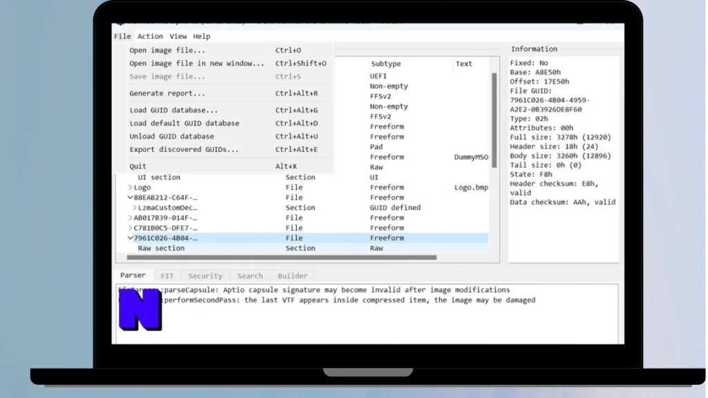 UEFITool Download Full Terbaru Version