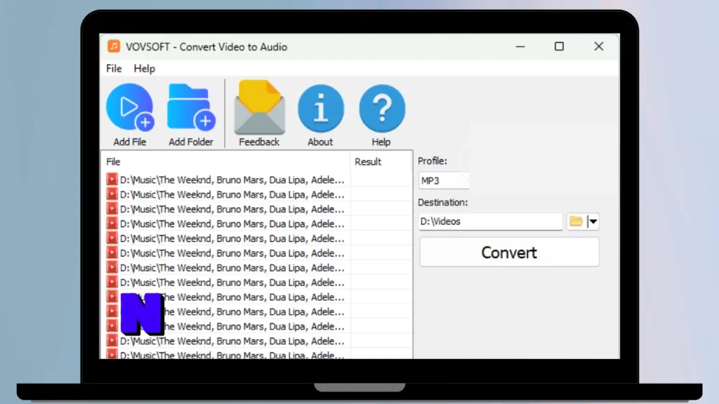 VovSoft Convert Video to Audio Download Full Terbaru Version