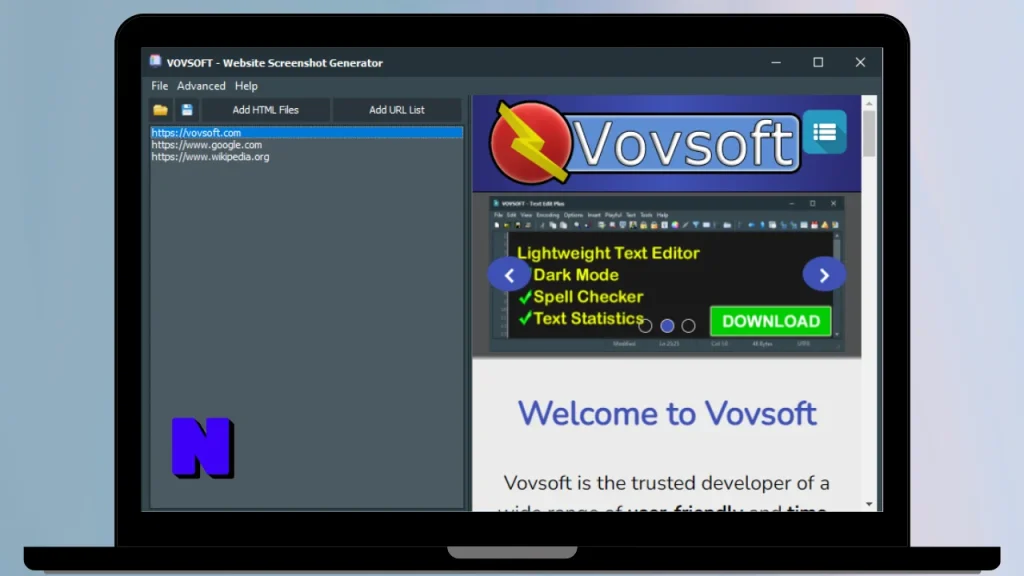 VovSoft Website Screenshot Generator Download Full Terbaru Version