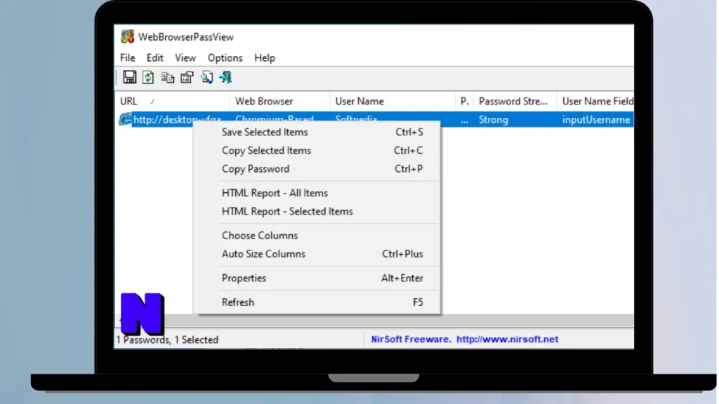 WebBrowserPassView Download Full Terbaru Version