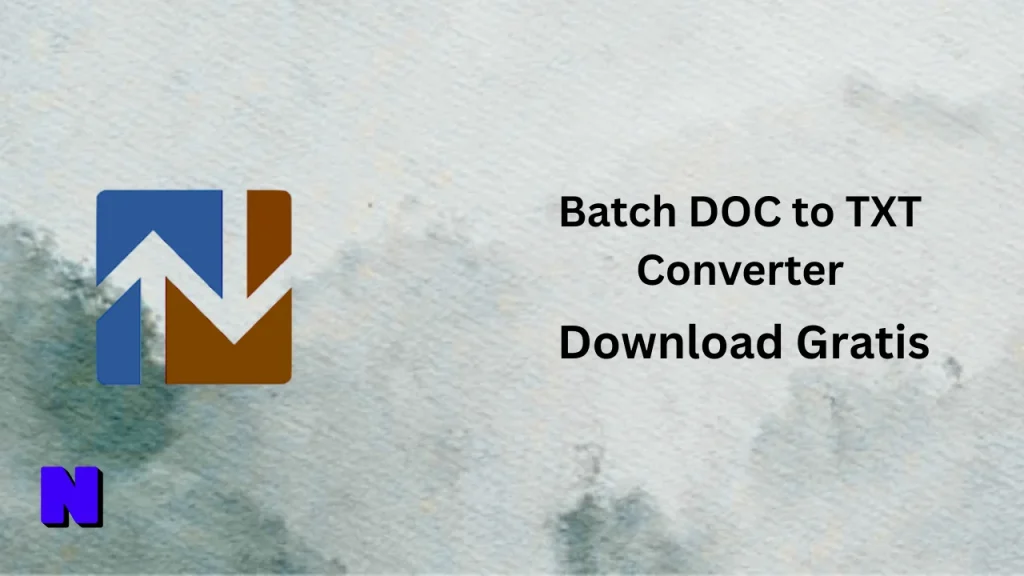 Batch DOC to TXT Converter Download Gratis