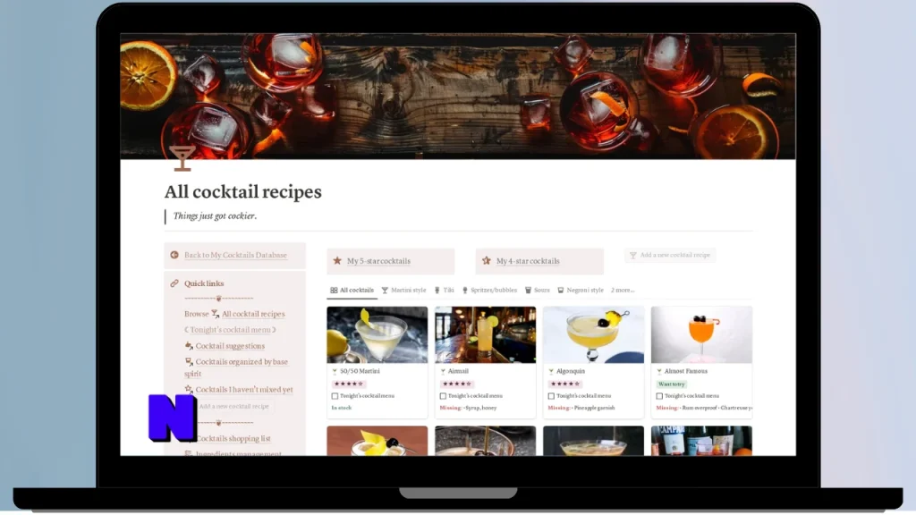 Cocktail Recipes Pro Download Full Terbaru Version (1)