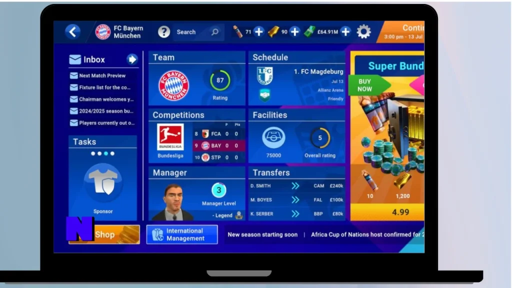 Soccer Manager Download Full Terbaru Version