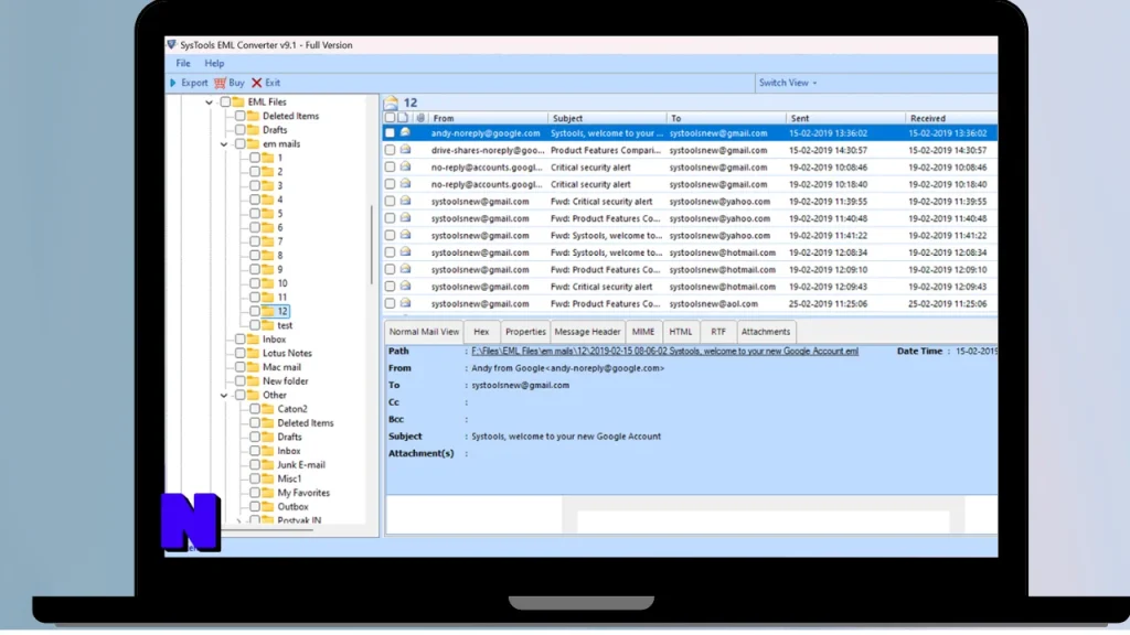 SysTools EML Converter Download Full Terbaru Version (1)
